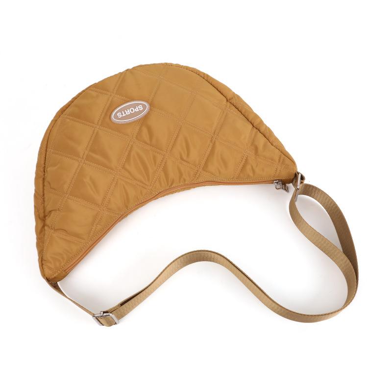 Повседневная женская сумка в клетку, ржавая линия, хлопковая сумка, нейлоновая сумка для пельменей, большая вместимость, сумка через плечо