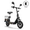 Электросамокат с сиденьем и задней корзиной TWOFISH M5 PRO-E с разрешением для дорожного движения (ЕЭС)