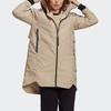 Adidas Myshelter ветрозащитная однотонная спортивная куртка женская куртка цвета хаки GR0597