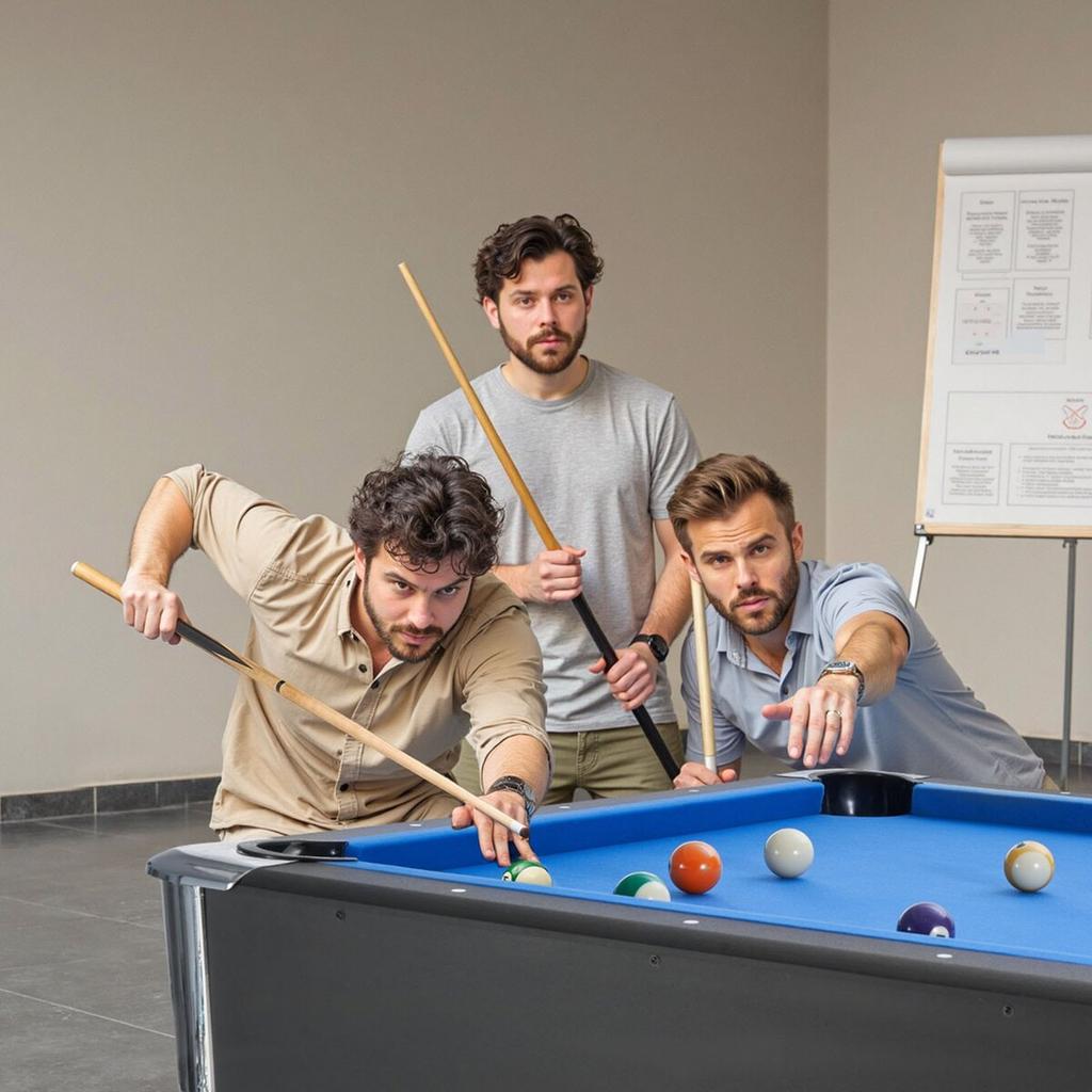 Pool Table, 213cm Portable Billiards Tables, Adjustable Feet Stable Game Table, Entertainment Set Includes Ball, Cue, Rack, Chalk and Brush, Black