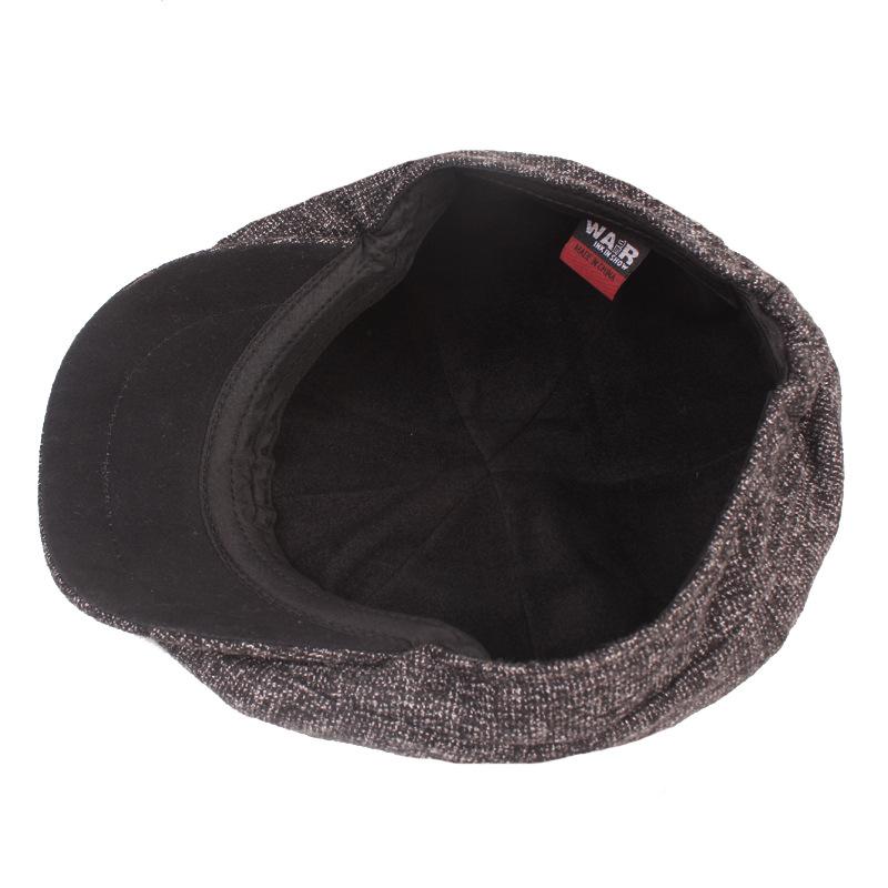 Восьмиугольная кепка «Литературная молодежь», мужская теплая осенне-зимняя шапка-берет для пожилых людей