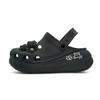 Crush Clog EVA Классические кроксы Crush Yuhan Живопись тушью Модный тренд Универсальная подарочная коробка Дырявые туфли Унисекс Одинаковые Черные