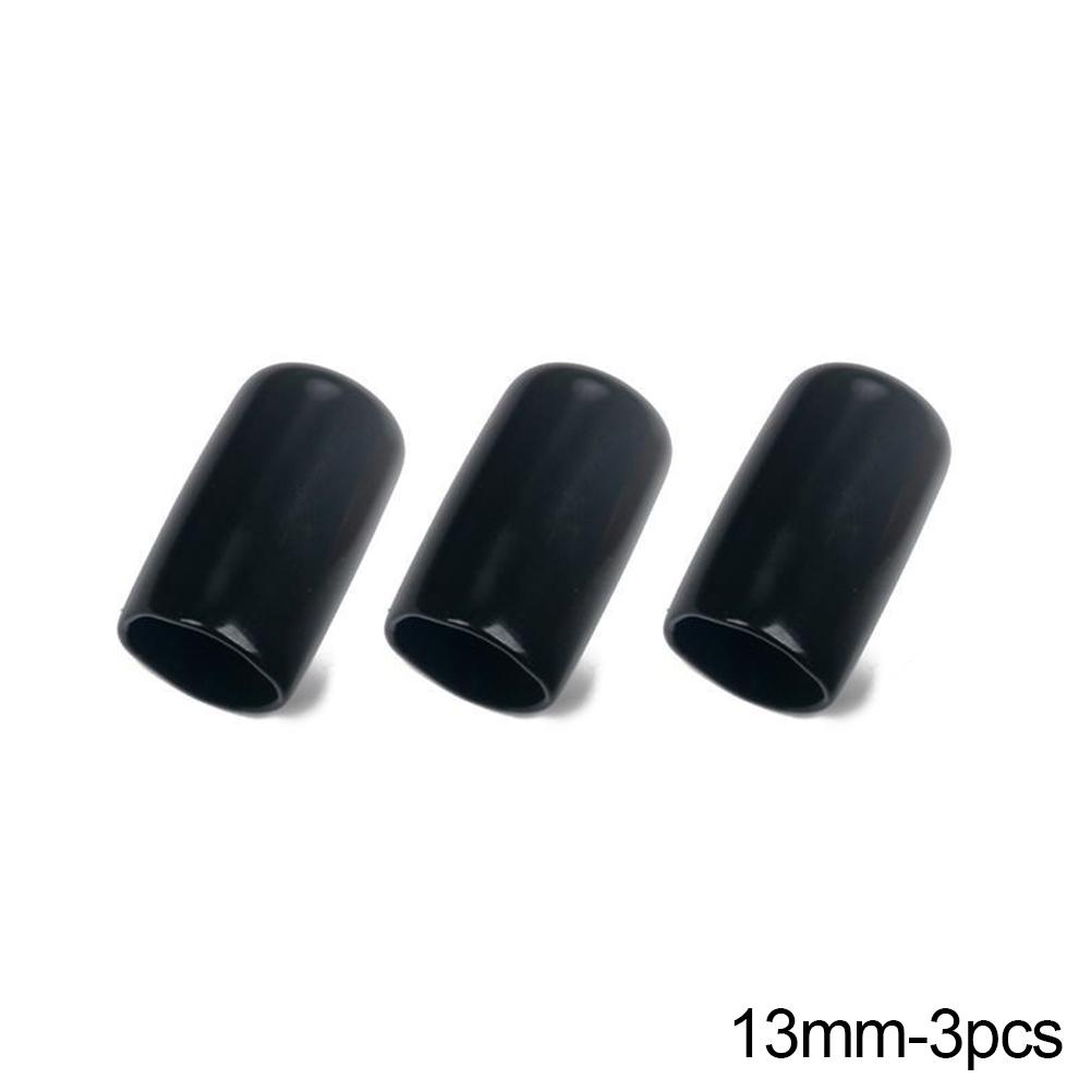 3шт/6шт бильярдный кий головка резиновый защитный чехол черный восьмерка снукер бильярдный кий наконечник влагонепроницаемый колпачок бильярдные принадлежности