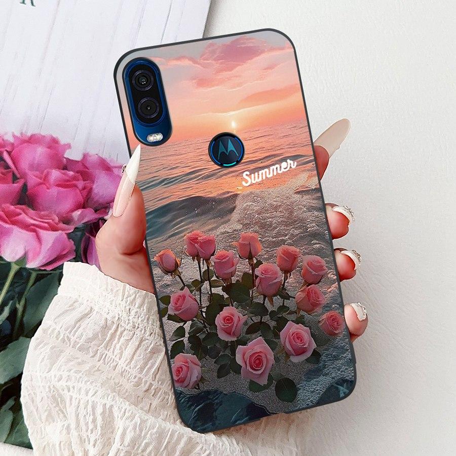 Чехол для Motorola One Vision Чехол ONEVision Модный Расписной Силиконовый Мягкий Задний Чехол Для Motor One Macro Чехол Защитный Корпус
