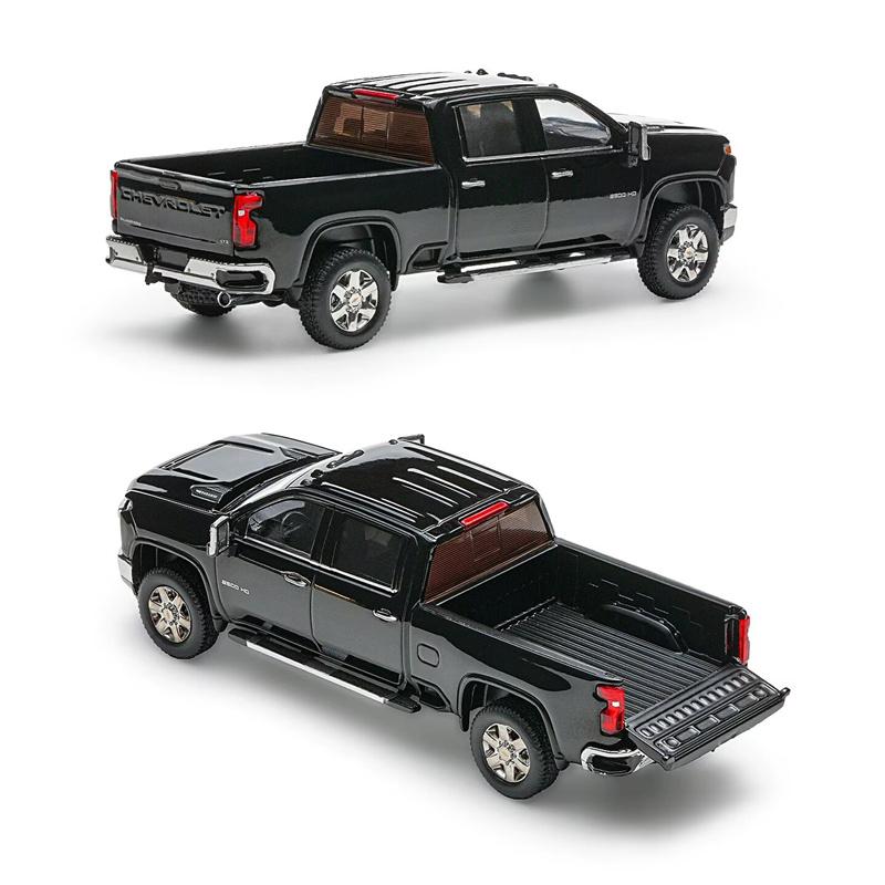 1/64 Silverado HD 2020 Сплав Пикап Модель Автомобиля Литье под Давлением Металл Внедорожники Модель Автомобиля Симуляция Миниатюрный Масштаб Детская Игрушка Подарок