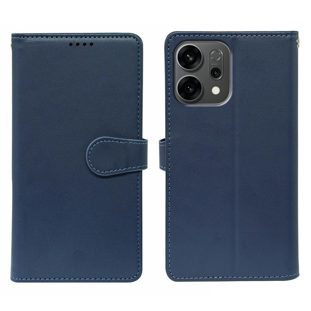 Для Oppo Reno14 5G (Глобальный) Чехол с 9 отделениями для карт, подставка из искусственной кожи, чехол для телефона