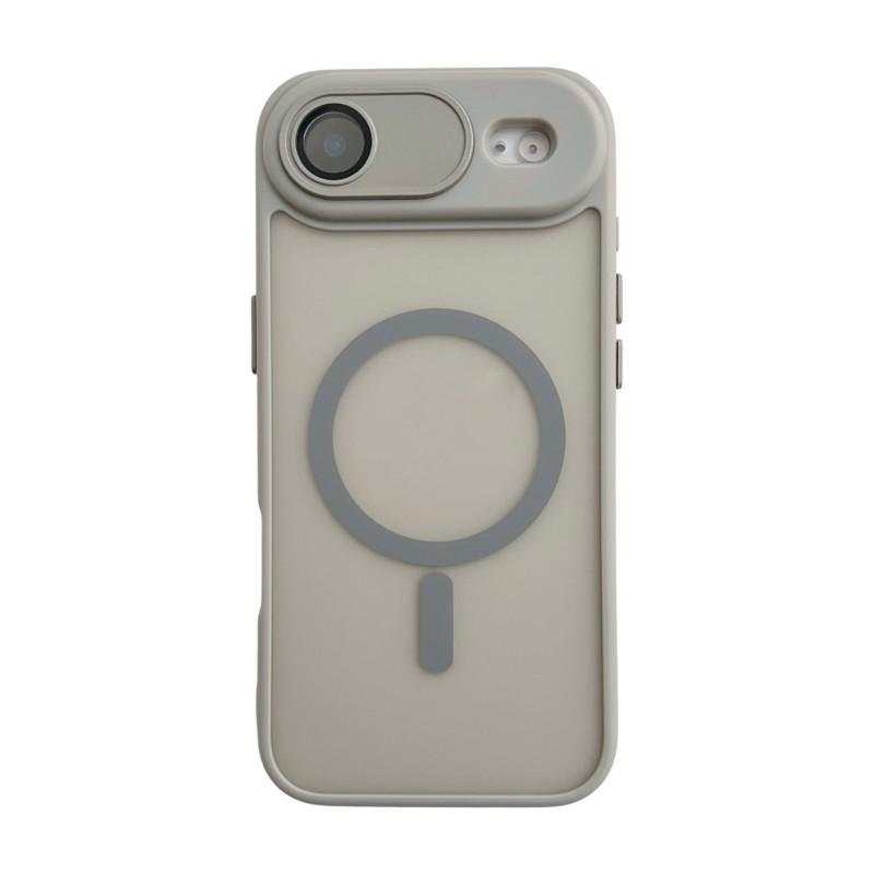 For iPhone Air Magnetic Back Cover WANLONFENG QB1 Series PC TPU Shockproof Phone Case