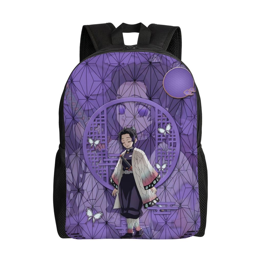 Demon Slayers Backpack for Women Men Waterproof College School Kokushibo Bag Printing Bookbag