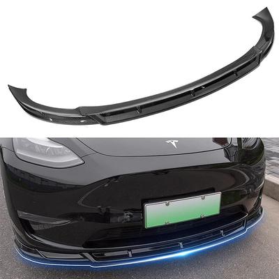 Трехступенчатый передний бампер для Tesla Model Y: Ветроотражатель с защитой от столкновений и улучшение экстерьера.