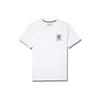 Back Pattern Printed Short Sleeve T-Shirt Men Tops White A2AFV-100