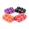 6Pcs Round Corner Funny Acrylic Dices Night Party Club Dice 6 Sides Dices Board Games 16mm