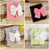 Bowknot Photo Album Plush 3-inch Small Card Storage Binder Creative Photocard Holder  Student