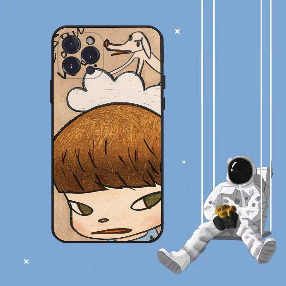 Чехол для телефона Yoshitomo Nara для iPhone 14 11 12 13 Mini Pro XS Max Чехол 6 7 8 Plus X XR SE 2020 Funda Shell