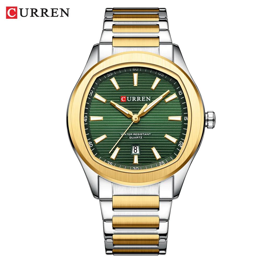 CURREN Men Watch Top Brand Luxury Sport Waterproof Male Clock Stainless Steel Military Business Original Quartz Wristwatch 8474