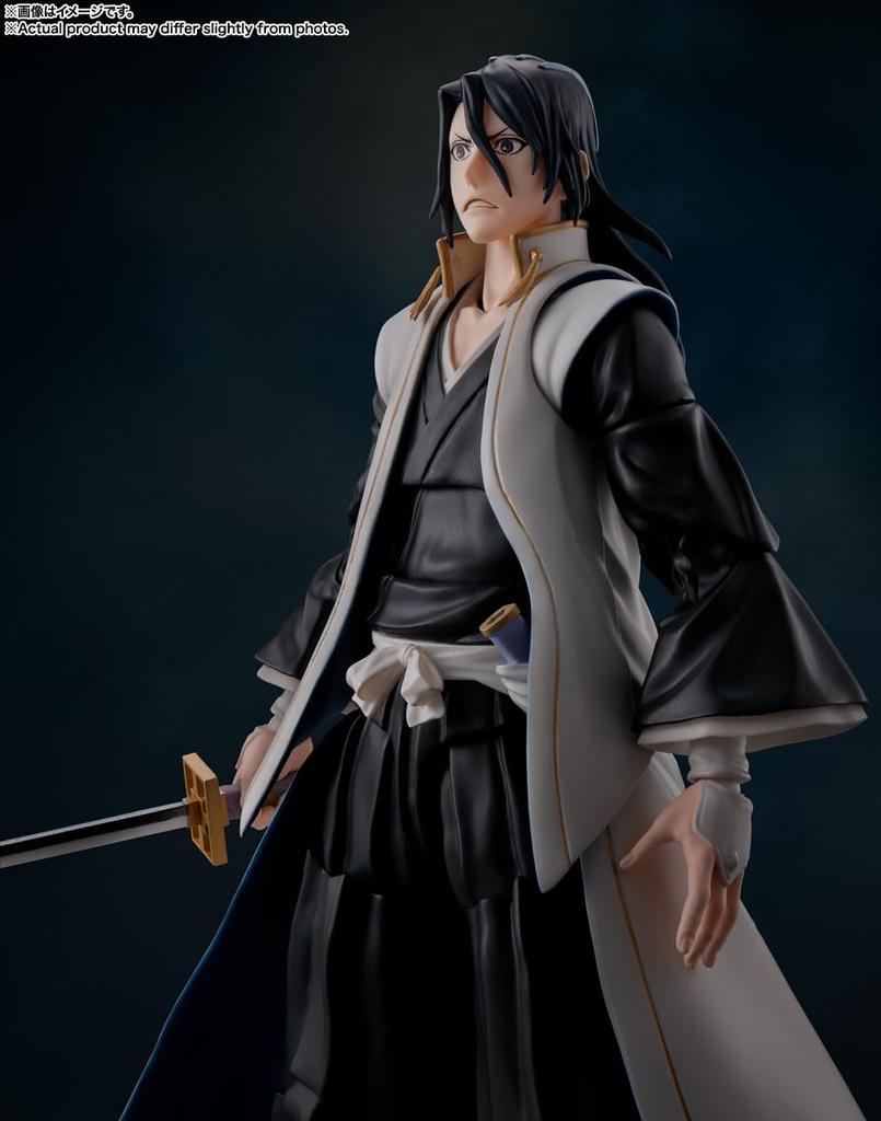 TAMASHII NATIONS TAMASHII NATIONS BLEACH Тысячелетняя кровавая война Бякуя Кучики 155 мм окрашенная подвижная фигурка SHFiguarts приблизительно. АБС и ПВХ