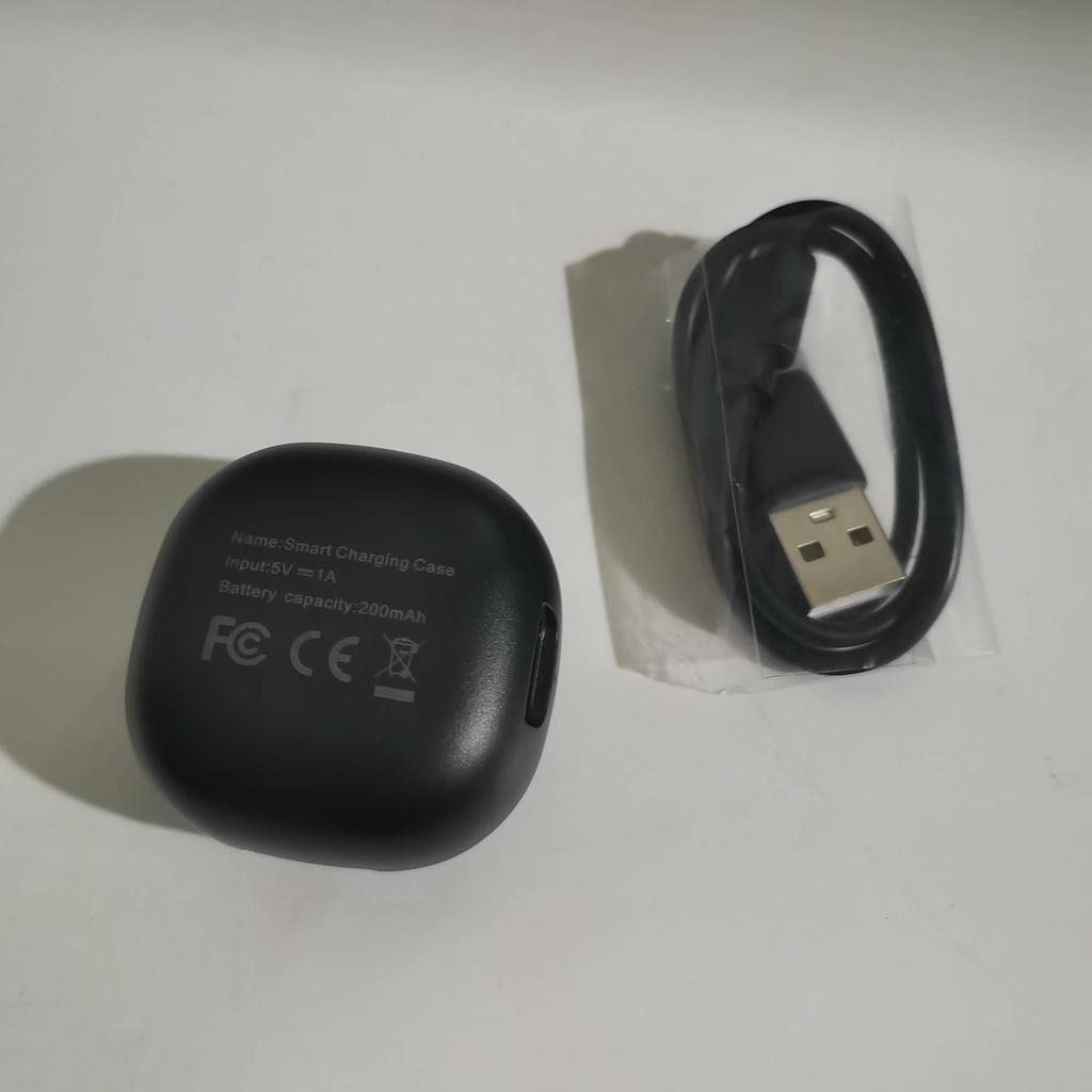 Зарядный кейс для R02 R03 R06 R08 R09 Умное кольцо Зарядная коробка Кабель 200 мАч Беспроводное зарядное устройство Кейс Тип-C Запасной зарядный кейс