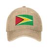 Personalized Cotton Flag Of Guyana Baseball Cap Outdoor Women Unisexs Adjustable Dad Hat Spring