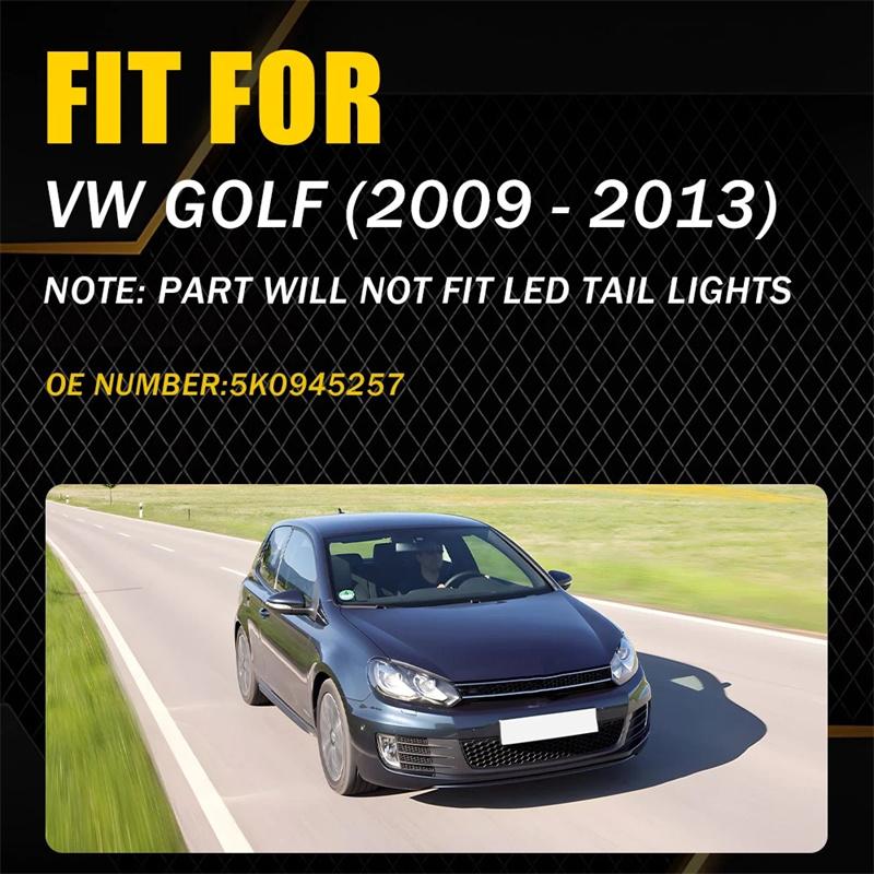 Левый наружный держатель лампы фонаря 5K0945257 Для 2009-2013 Vw Golf 6 Mk6 Держатель лампы заднего фонаря Автомобильные аксессуары