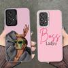Чехол для телефона Girl Boss Lady Pink Soft для Samsung A17 A16 A15 A14 A13 A57 A56 A55 A54 A53 A37 A36 A35 A34 A33 A26 A25 A24 A23 A52
