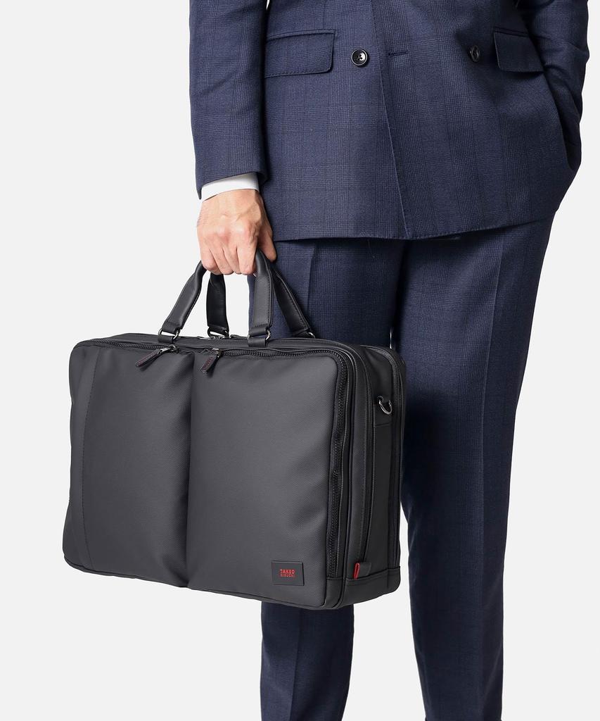 Деловая сумка Zephyr Черная [Takeokikuchi] Мужская