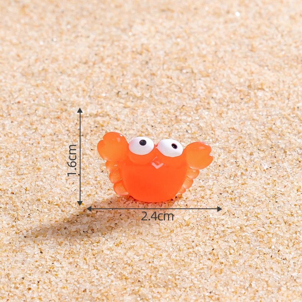 Resin Crafts Marine Animals Fish Ornaments Cute Mini Miniatures Animals Figurines DIY Coral Fish Garden Decorations