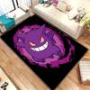 Cool Gengar Pattern Rug Non-Slip Area Carpet Living Room Gamer Bedroom Floor Mat Home Textile Decor