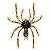New Enamel Large Poisonous Spider Brooch Rhinestone Exaggerated Coloful Insect Pin 5 Colors Available Alloy Material