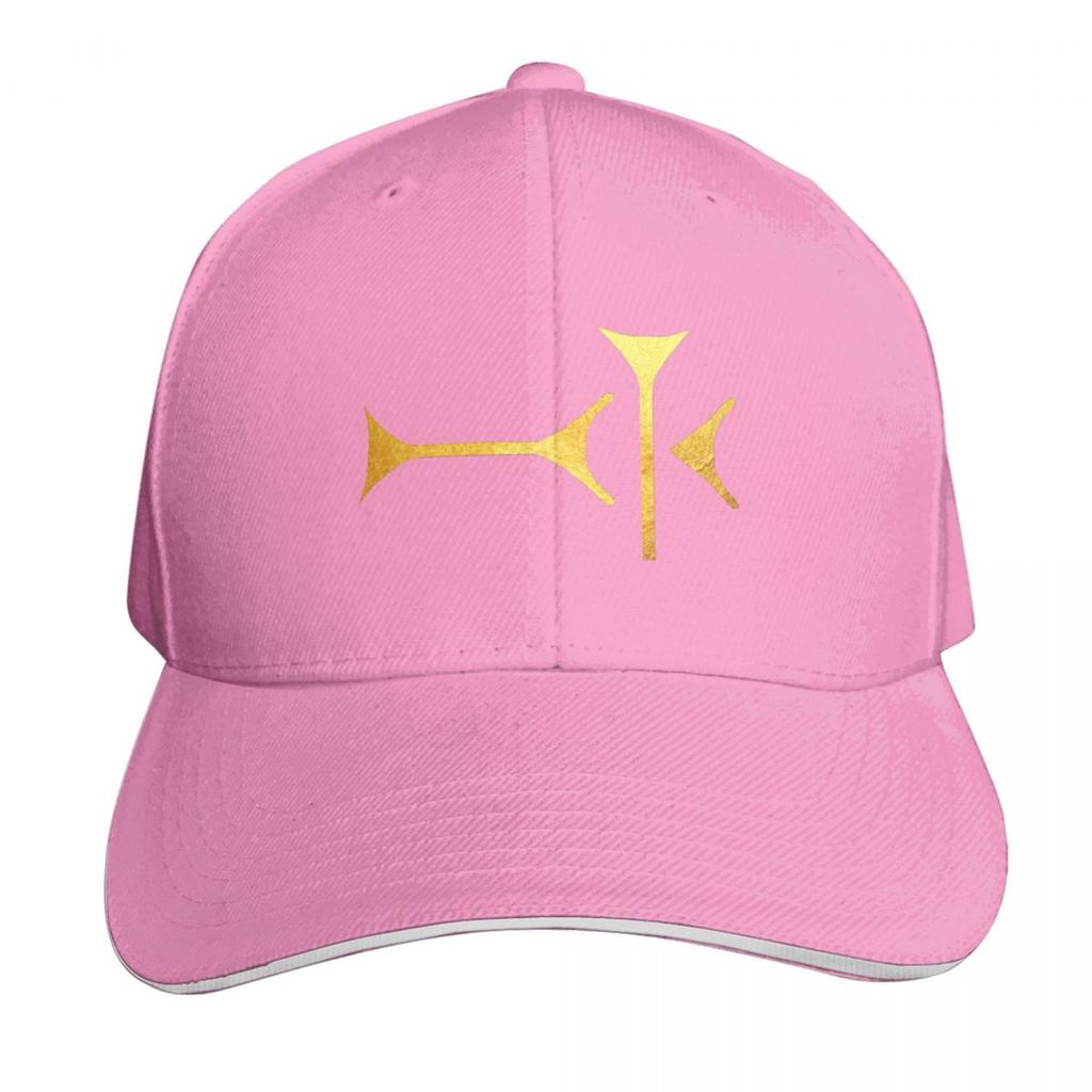 Gold TI AkkadianHittite cuneiform for Life Baseball Cap Luxury Hat Horse Hat Golf Wear summer hat Baseball Unisex Womens