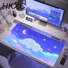 Office Premium Mouse Pad Kawaii Cartoon Cinnamoroll Mousepad Anti-slip Rubber Desk Pad Anime Girl Sanrio HD Print Keyboard Pads