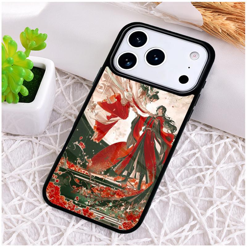 Чехол для телефона с аниме Тянь Гуань Ци Фу для iPhone 17 Air 16 15 11 12 14 13 Pro Max Ударопрочный чехол