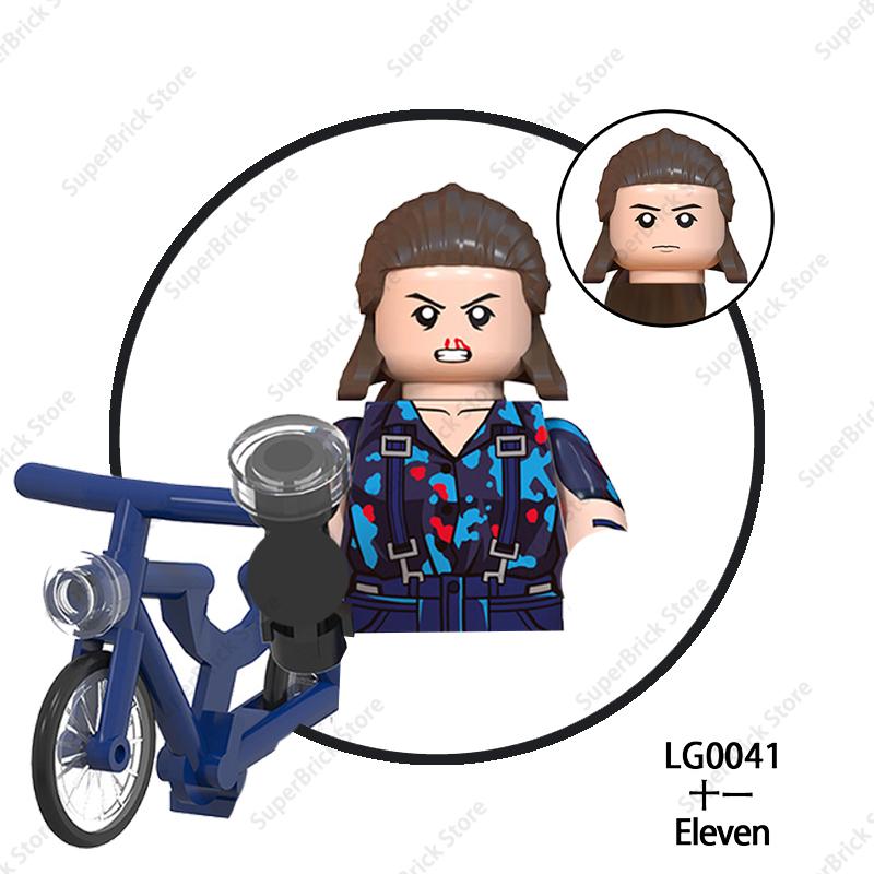 Montauk Upside Down World Building Blocks Demogorgon Vecna Eleven Mini Action Figures Bricks Model Movies Dolls Toys Kids Gift