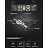 Solar Wireless Tire Pressure Monitoring System TPMS  Auto Security Alarm Device With 4 sensors Temperature Warning