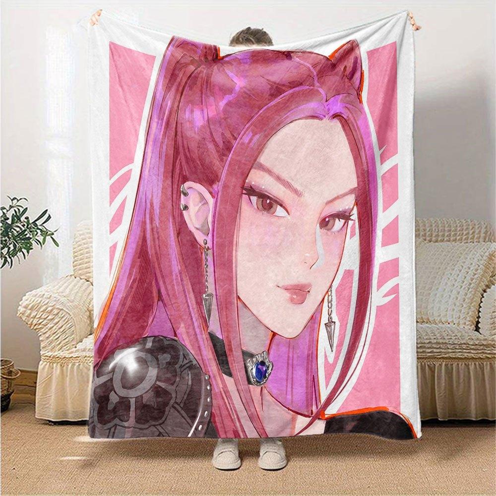 1pc hunter x (20) Blanket Soft Warm Throw for Home, Office, Travel All Season Cozy Bedding Gift, Office Cozy AccessoryB2
