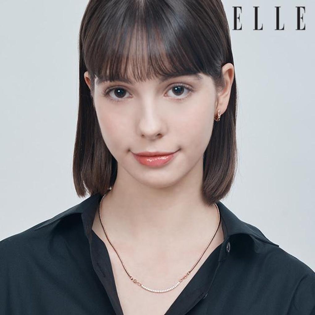 Elastic Stick Link Necklace ELBRNN210