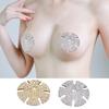 Наклейка на соски, сексуальный клей, роскошный многоразовый липкий подарок, блестящие стразы, встроенный чехол на грудь