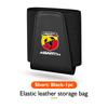 Car Seat Side Organizer Leather Hanging Storage Elastic Pockets For Abarth Fiat Grande Punto Tipo Stilo g Ducato Palio 500x