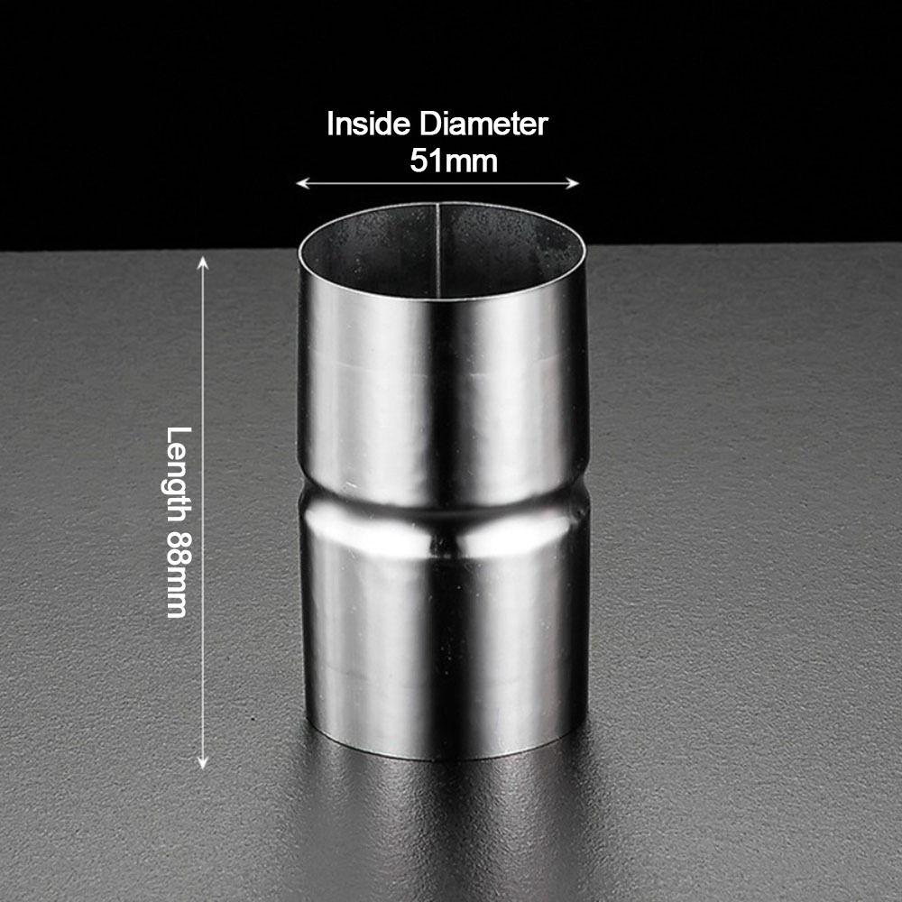 Соединитель для труб из нержавеющей стали Прямой соединитель для воздуховодов Новое удлинительное соединение