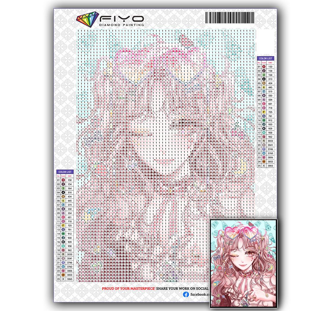 Набор для алмазной живописи Девушка-девушка 5D DIY Алмазная вышивка Портретные фотографии Стразы Мозаичное украшение