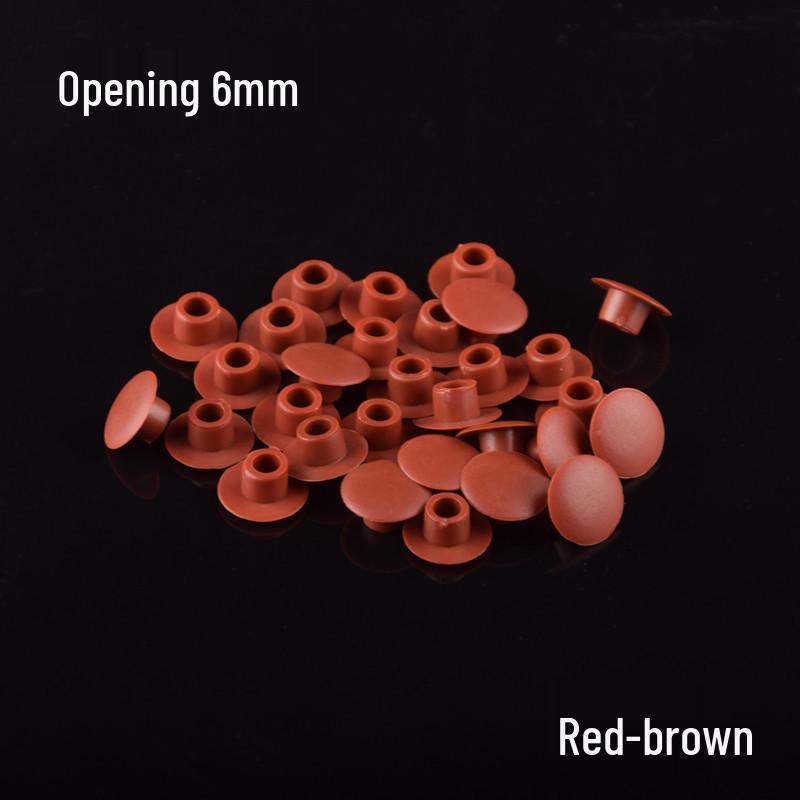 Круглые пластиковые заглушки для отверстий для шкафов и гардеробов - Декоративные пылезащитные крышки для винтов