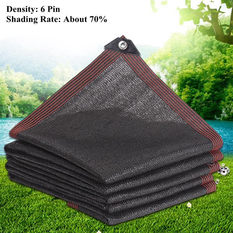 Black Sunshade Net Anti-UV HDPE Sun Shade Net Garden Succulent Plant Outdoor Swimming Pool Cover 3Pin 6Pin 12Pin Shading Net