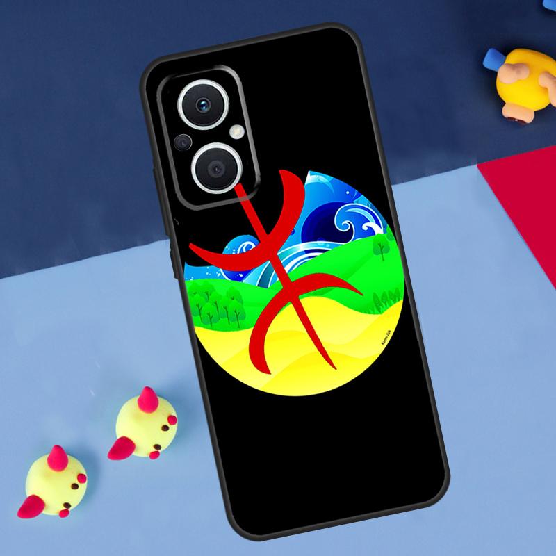 Amazigh Symbol Berber Academy For OPPO Reno 14 13 12 11 10 Pro 11F 12F 13F 14F 7 8 Lite 8T OPPO Find X9 X5 X6 X8 Pro Case