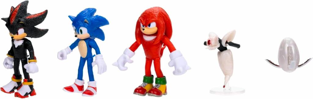 Sonic the Movie Sonic X Shadow TOKYO MISSION Pacific Inch Mini Figure Movie Collection 4 Pack Knuckles Shadow Buzz Bomber Movie 3 Game Tokyo Mission