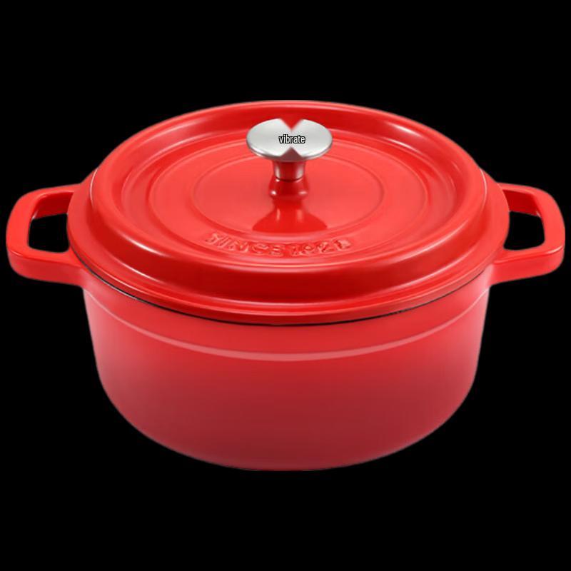 Zhang Xiaoquan China Red Cast Iron Enamel Pot