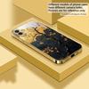 Золотая ветка цветка Для Samsung A 01 52S A04 A05S A10 A12 13 22 23 24 36 42 M02 Note 10 20Ultra 8 9 Золотой стеклянный чехол для телефона