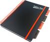 Pukka Project Book Pp Neon Black B5 Spiral Notebook, Orange 3085S-Ppn