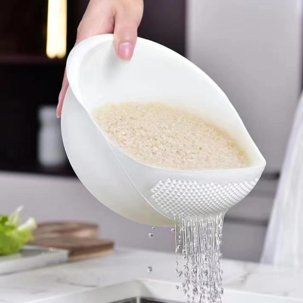 Multifunctional Rice Washing Colander & Fruit Basket