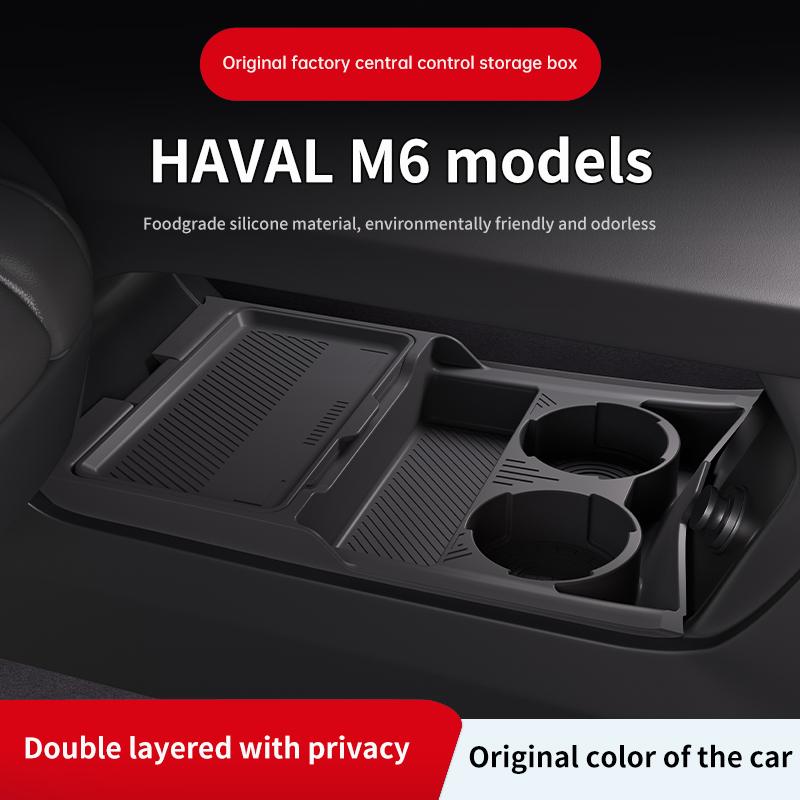Подходит для Great Wall Haval M6 Накладка на панель центральной консоли, Коробка для хранения, Нижний слой, Автоаксессуары, Декоративные аксессуары