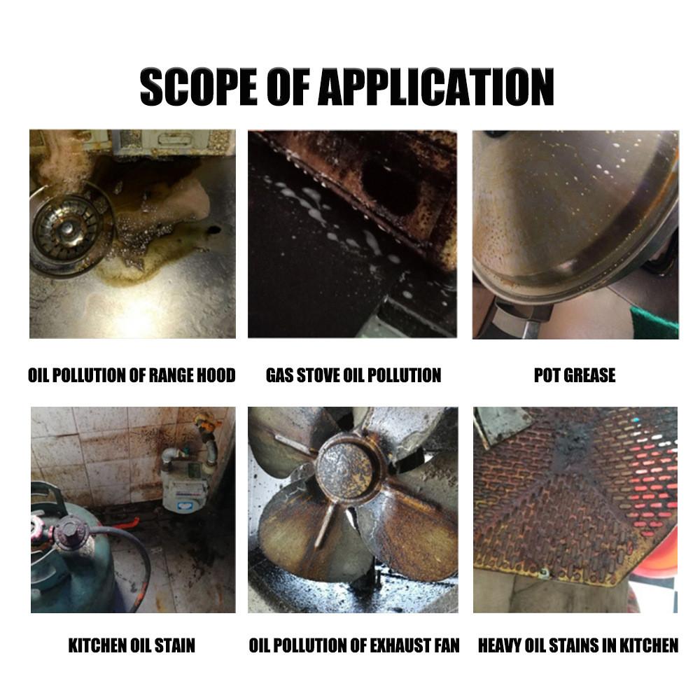 Пена для очистки пузырьков, универсальный спрей для очистки пузырьков на кухне, пузырьковый спрей для удаления стойкого жира и грязи, 100 мл