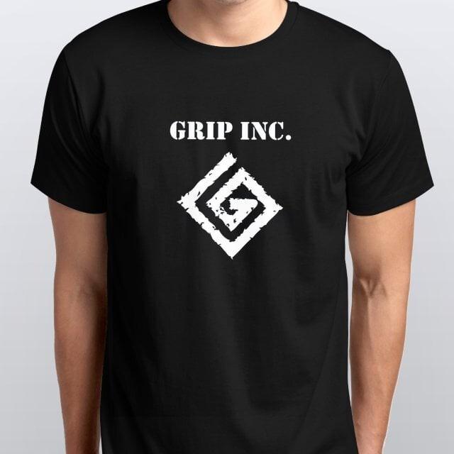 ФУТБОЛКА GRIP INC Все размеры S M L XL XXL цвета Черный, Белый ДЭЙВ ЛОМБАРДО