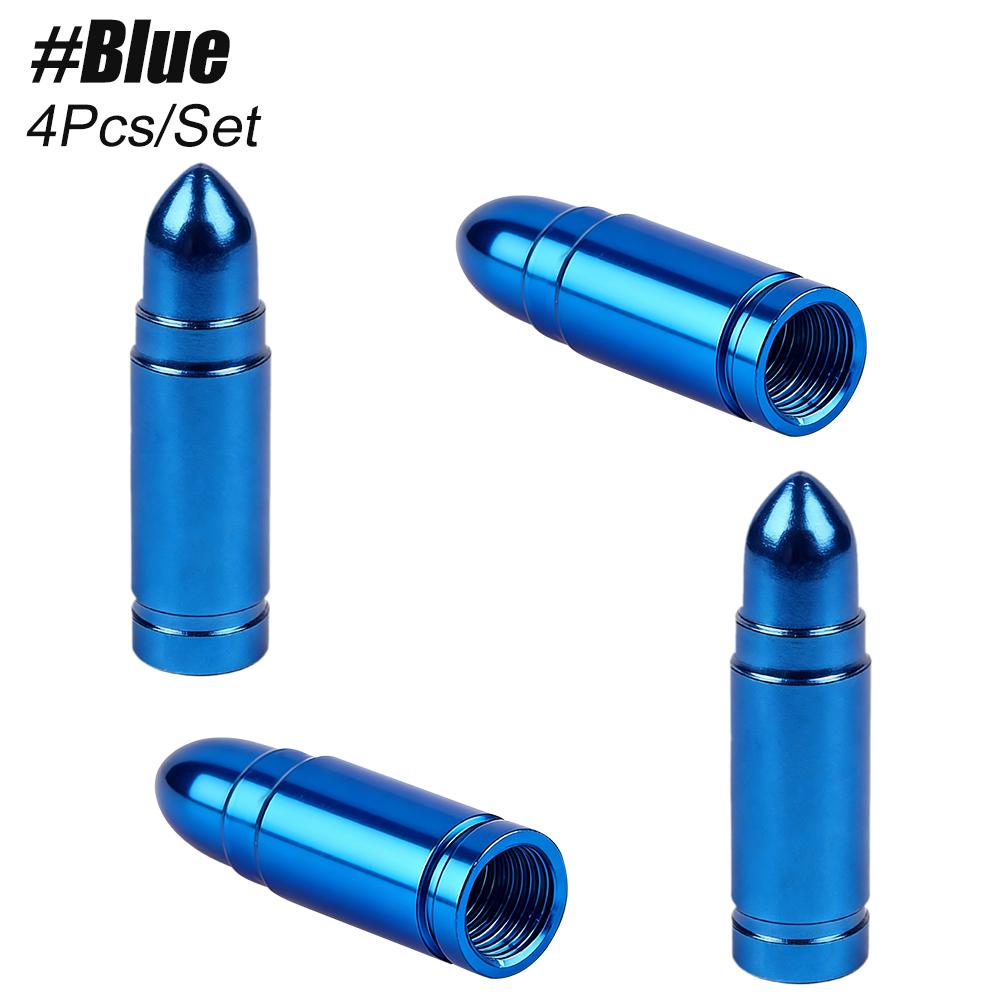 4PCS Tire Valve Stem Caps, Corrosion Resistant, Universal Stem Covers for Cars Trucks Motorcycles SUVs and Bikes